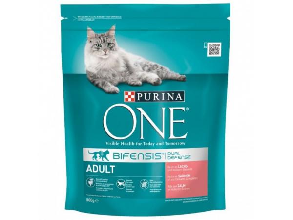one adult cat salmon/cereals gr.800